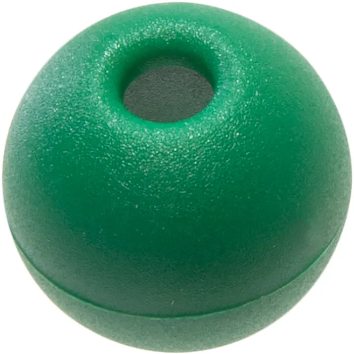 Terminal de cabo / Tope de bola (Verde, 20mm)