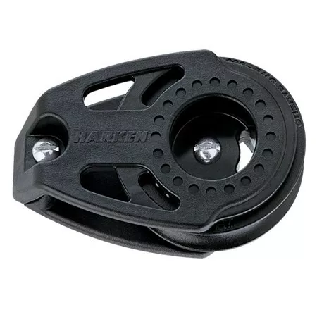 Motón Carbo plano de 40mm (para cubierta)